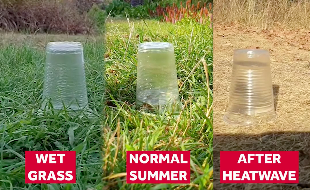 Flash flooding risk during heatwave illustrated in simple video experiment