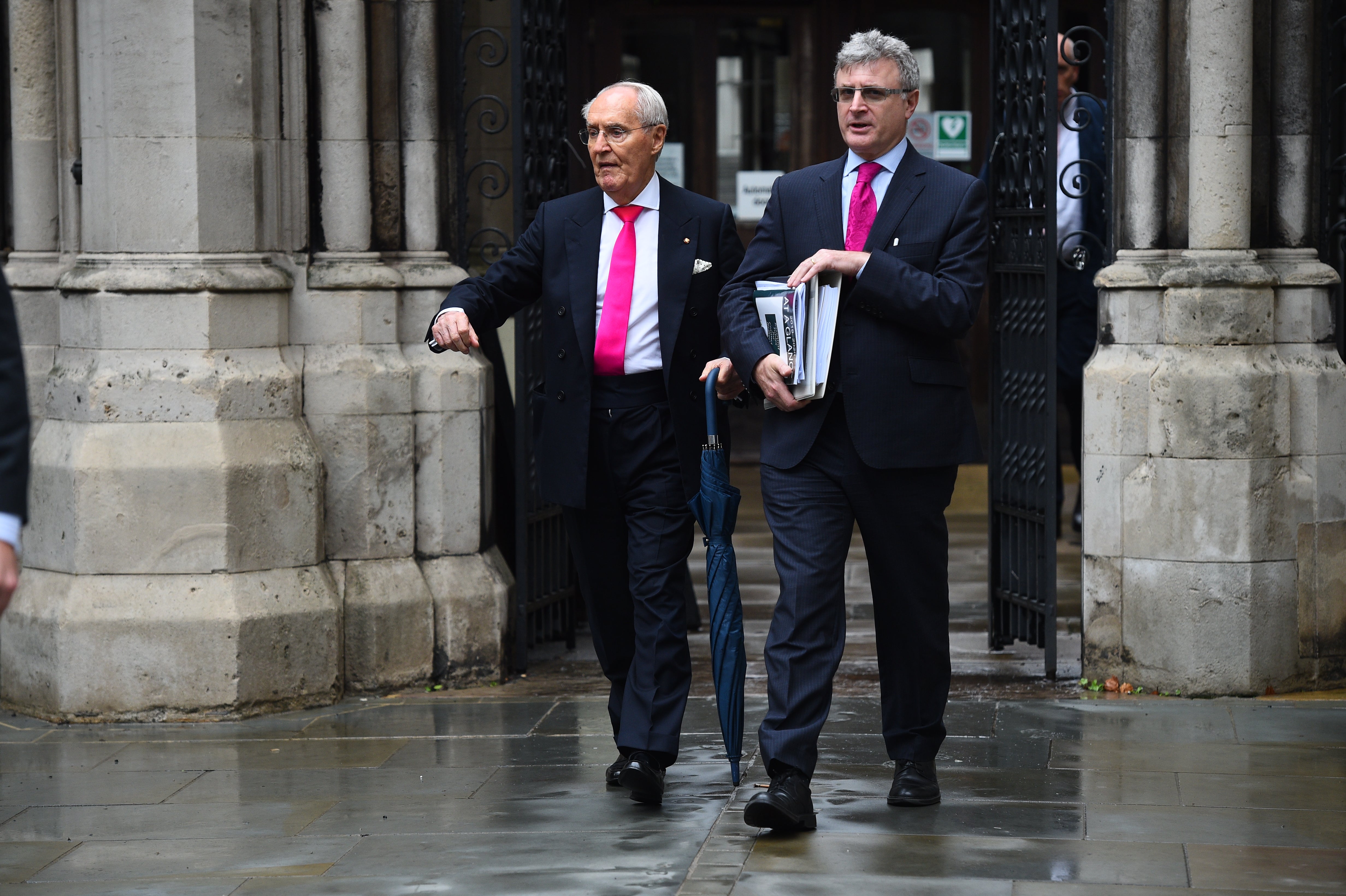 The court was told Sir Frederick, left, ignored orders ‘until his feet were put to the fire’ (Kirsty O’Connor/PA)