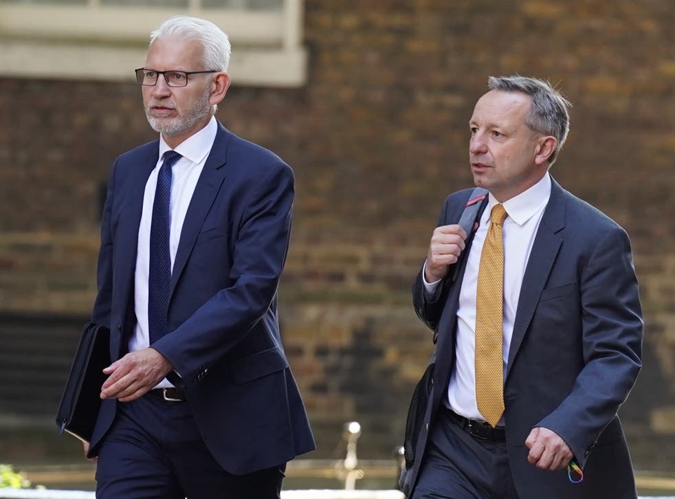 E.On’s Michael Lewis and Ofgem’s Jonathan Brearley
