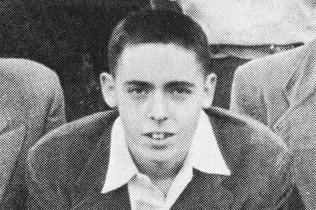 <p>Pynchon in high school, 1953 </p>
