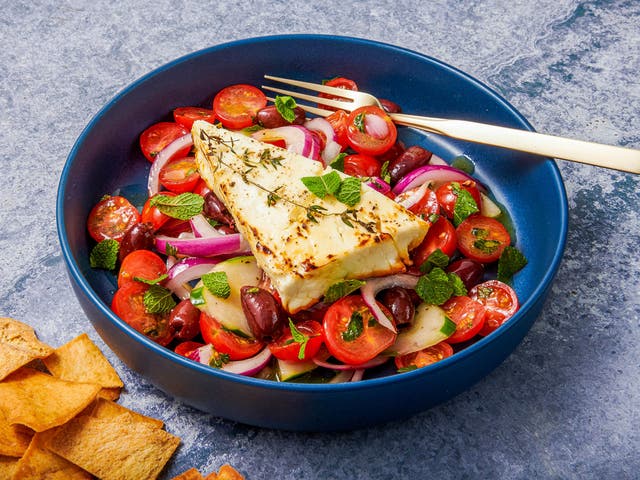 <p>The best feta to use for this dish is a Greek sheep’s milk feta because it is the highest-fat option, making it the creamiest and richest</p>
