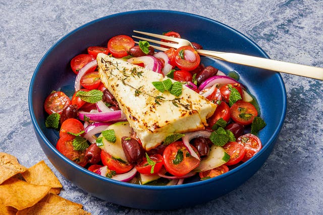 <p>The best feta to use for this dish is a Greek sheep’s milk feta because it is the highest-fat option, making it the creamiest and richest</p>