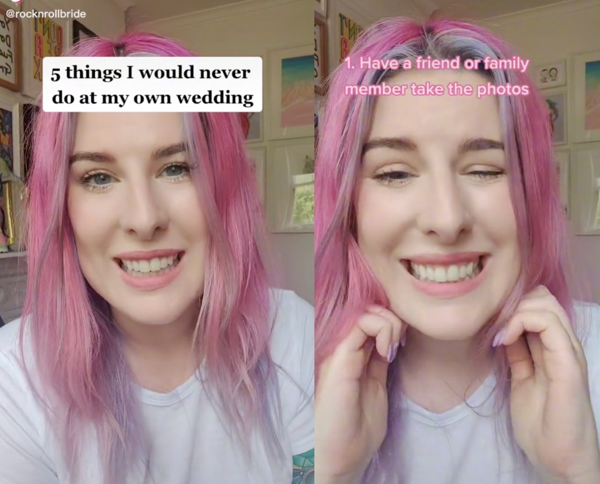 Wedding expert sparks a debate after revealing things she&rsquo;d never do on her big day