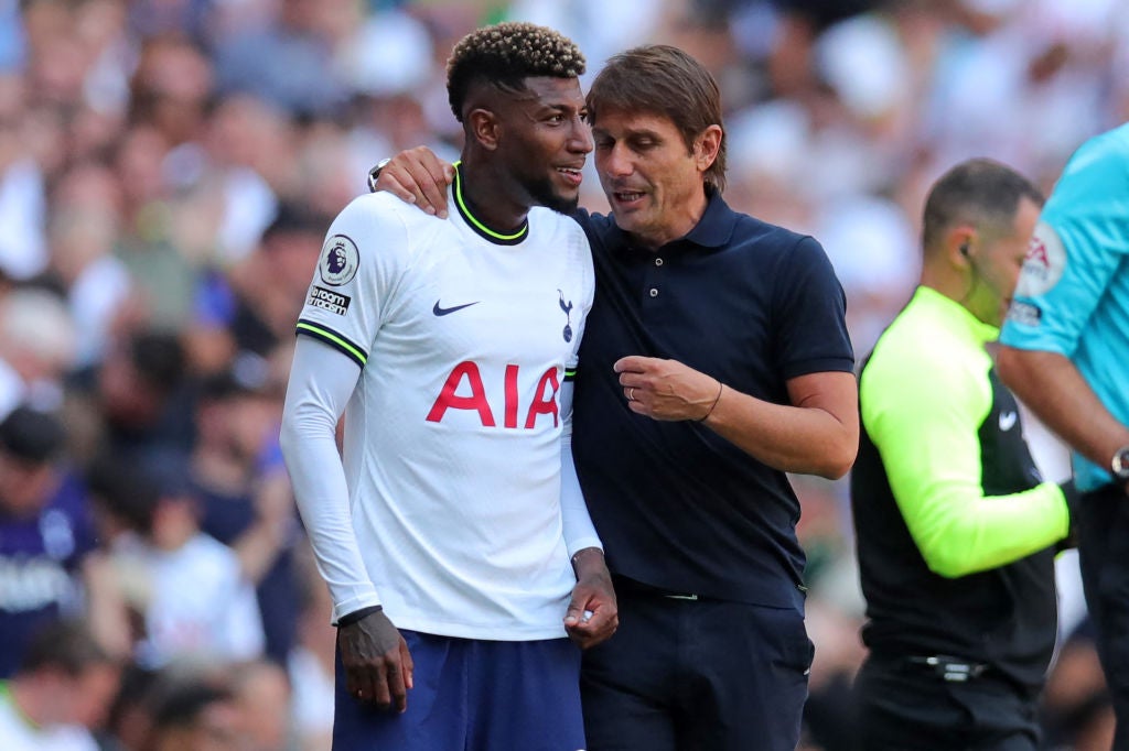 Conte, right, has proved to be an inspirational managerial hire for the north London club