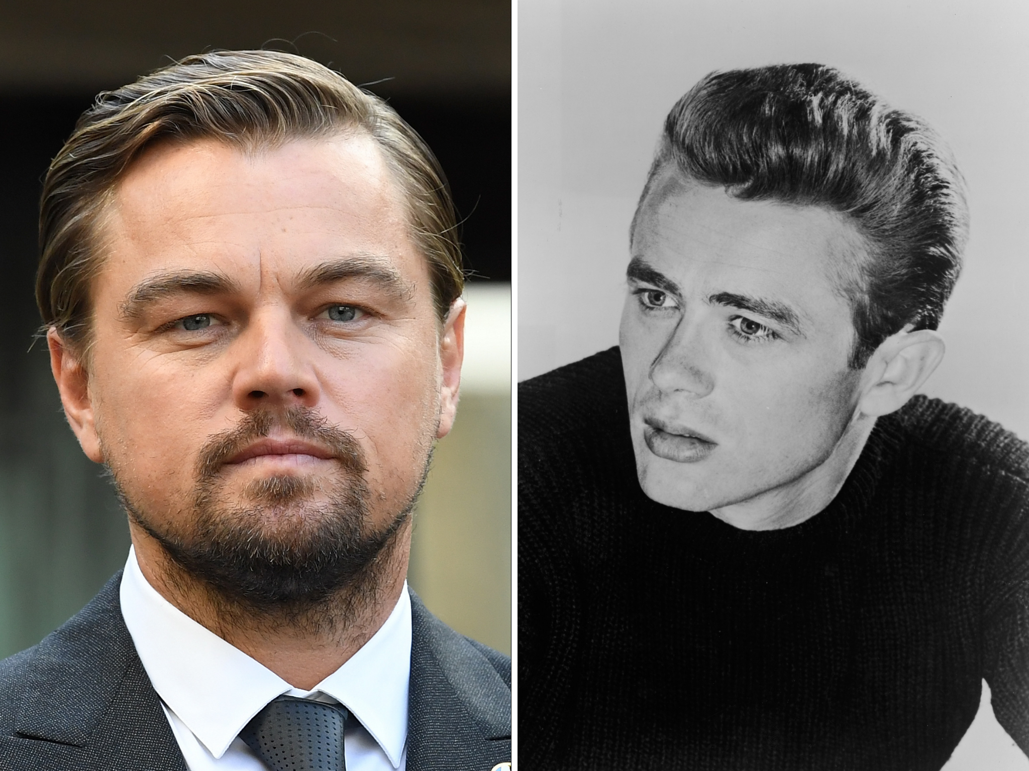 Leonardo DiCaprio and James Dean