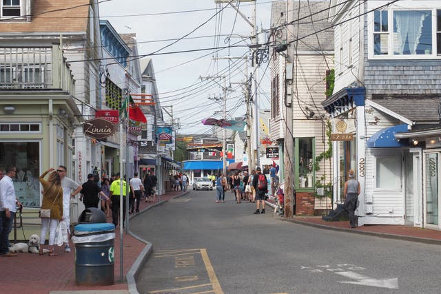 <p>Downtown Provincetown in 2019</p>
