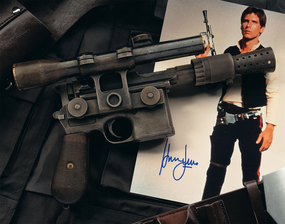 Harrison Ford&rsquo;s original Han Solo blaster expected to fetch &pound;410,000 at auction