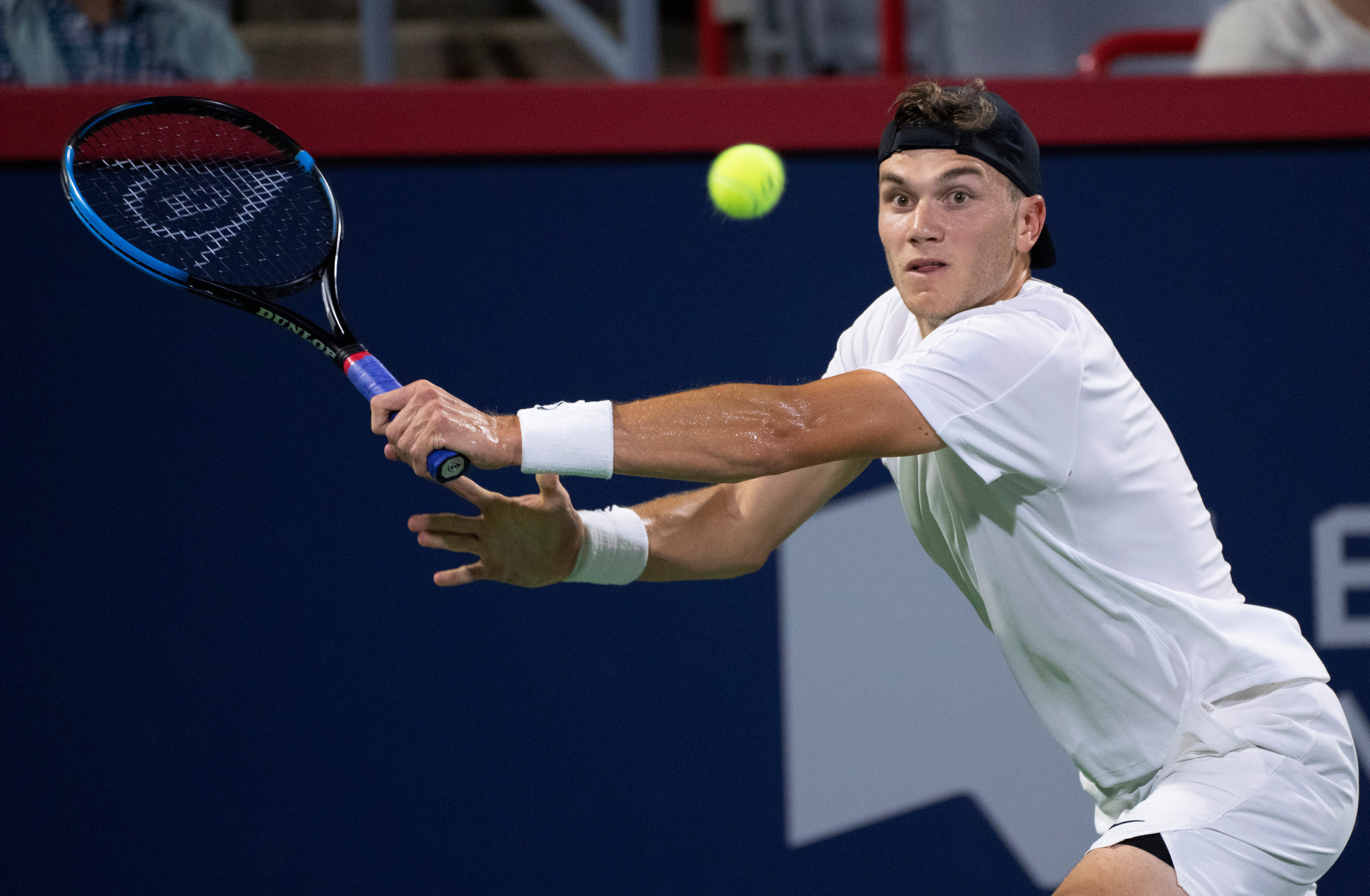 Jack Draper and Dan Evans set up a possible last-four meeting after both continued their winning ways at the National Bank Open (Paul Chiasson/The Canadian Press/AP)