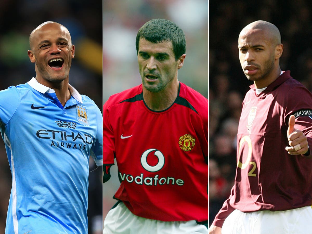 Picking an all-time Premier League XI including Henry, Keane and Kompany