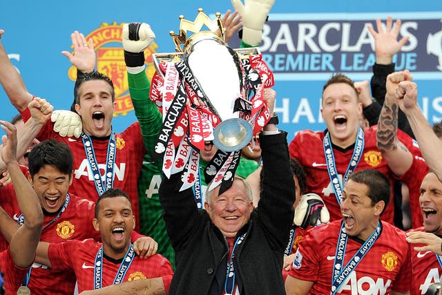 Sir Alex Ferguson won the Premier League title 13 times during his time as Manchester United manager (Martin Rickett/PA)