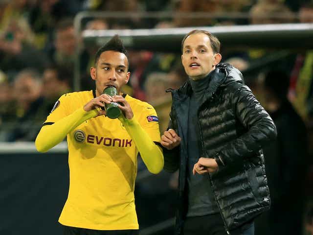 Thomas Tuchel managed Pierre-Emerick Aubameyang at Borussia Dortmund