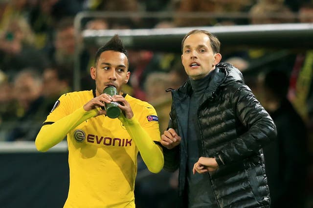 Thomas Tuchel managed Pierre-Emerick Aubameyang at Borussia Dortmund