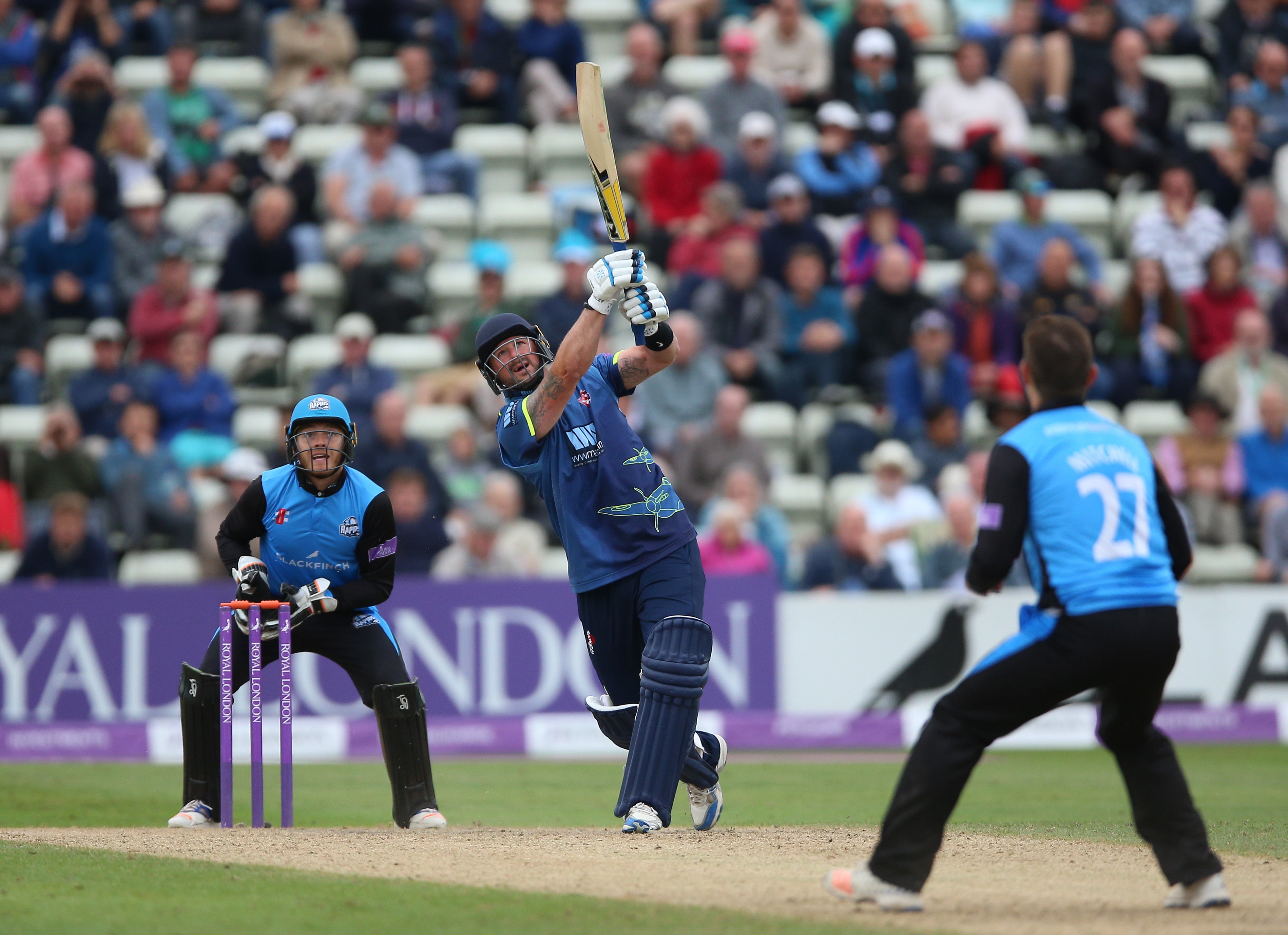 Stevens averages 35.18 with the bat in first-class cricket and 24.78 with the ball (Nigel French/PA)