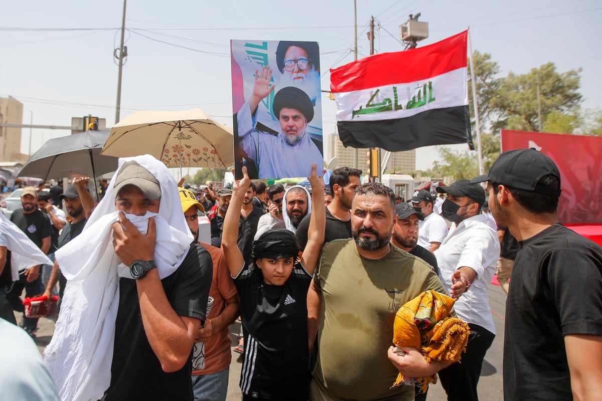 Rival Iraq protests underscore inter-Shiite power struggle | The ...