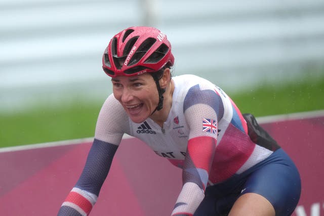 <p>Dame Sarah Storey won a world title at the UCI World Championships </p>