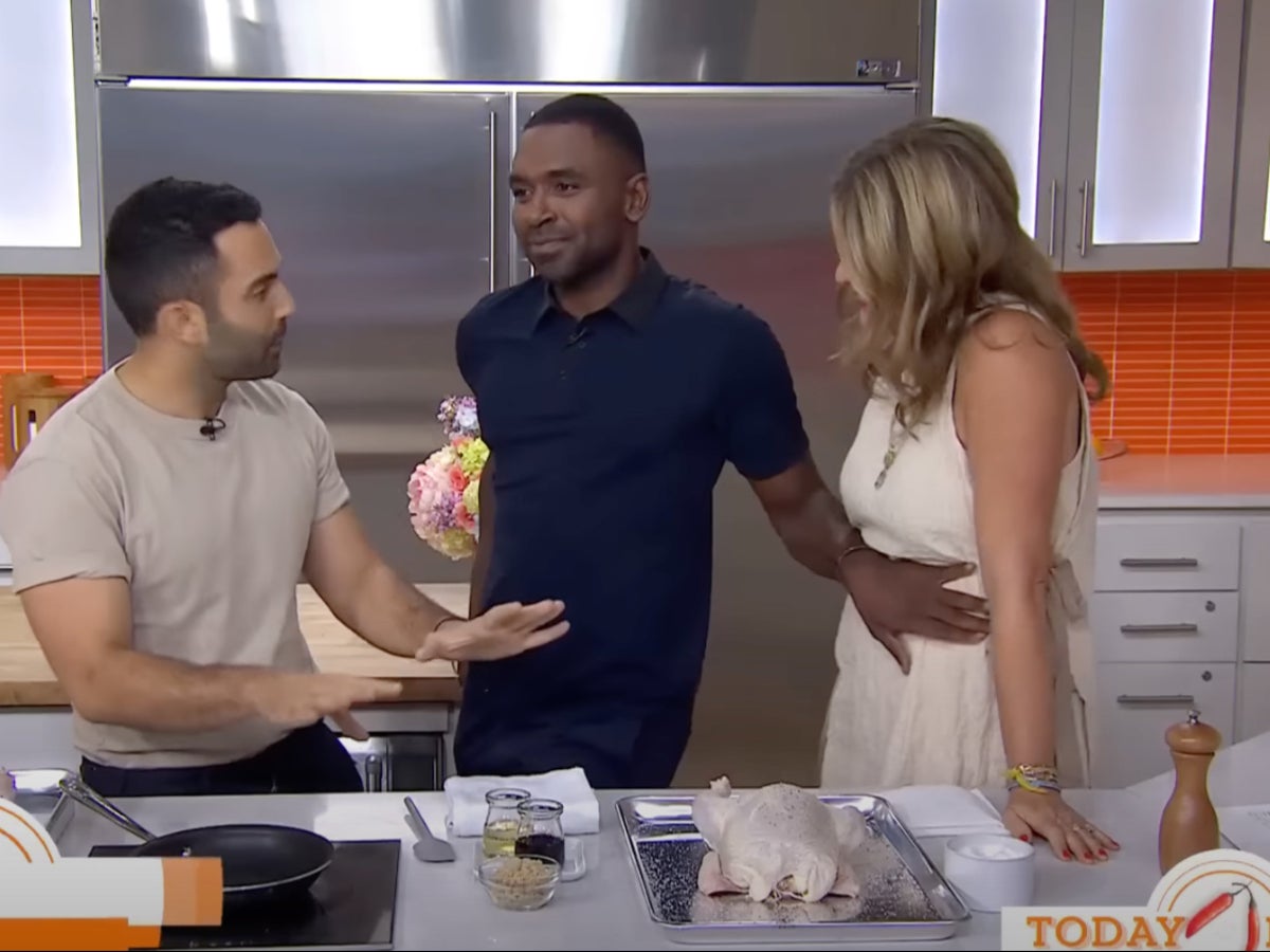 Justin Sylvester pushes Jenna Bush Hager away twice during Today show segment