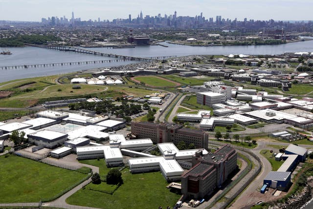 <p>The infamous Rikers Island jail complex in New York City</p>