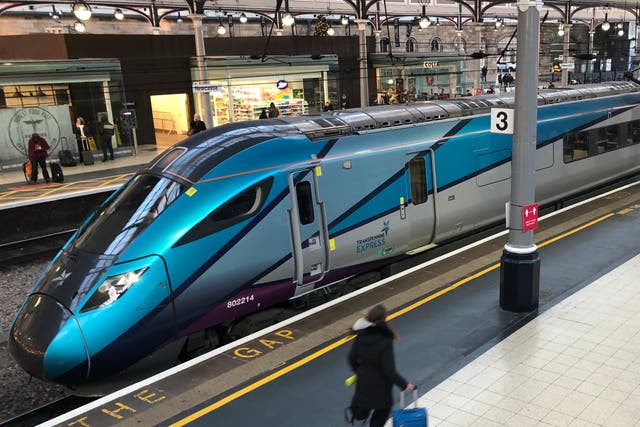 <p>Departing soon? TransPennine Express train at Newcastle station</p>
