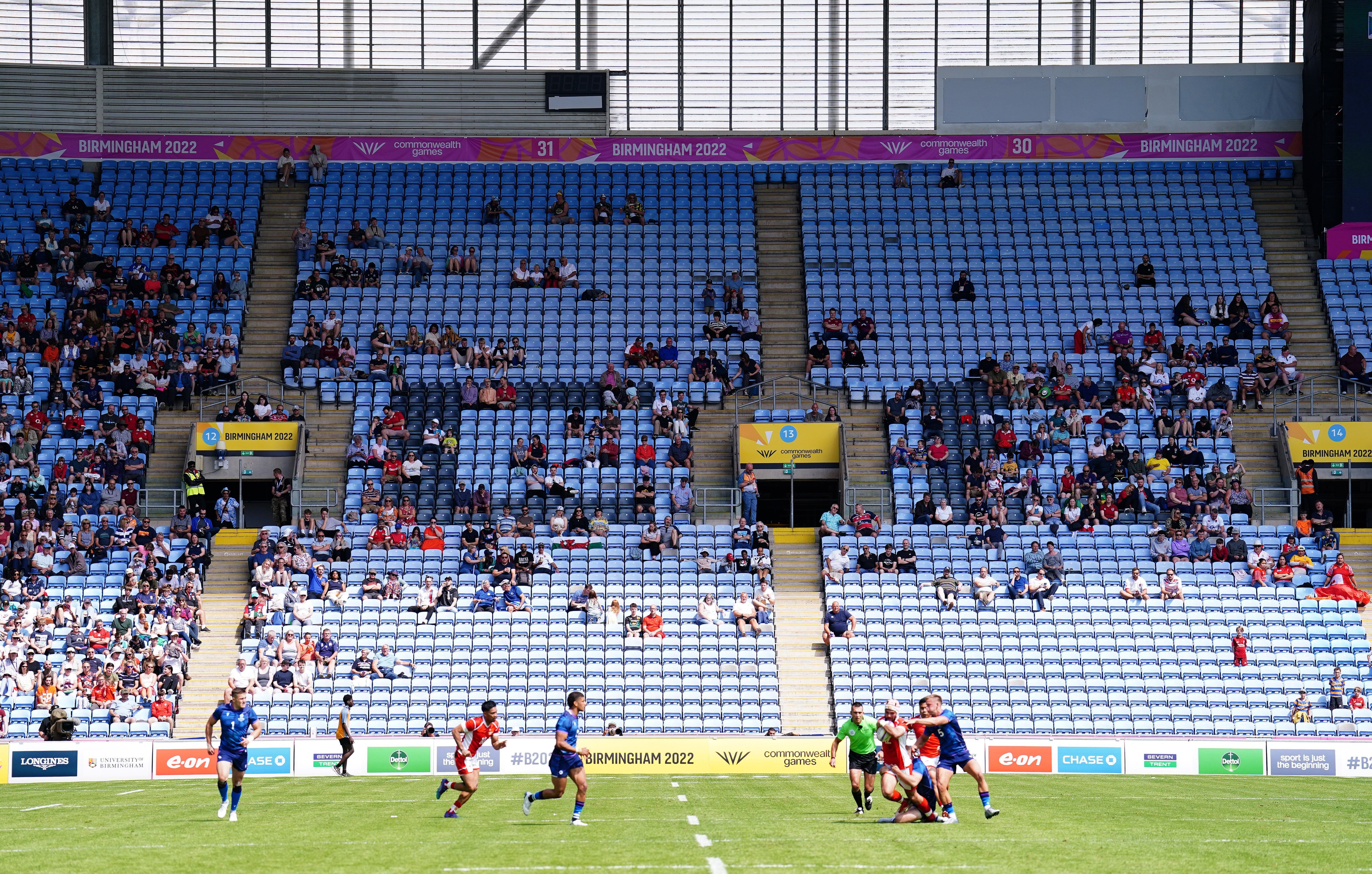 The Coventry Building Society Arena hosted 65 rugby sevens matches at the 2022 Commonwealth Games (Mike Egerton/PA)