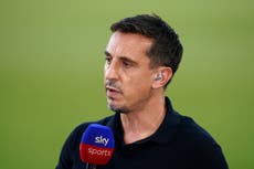 Gary Neville calls out Glazers as he describes Manchester United’s Brentford loss as ‘new low’