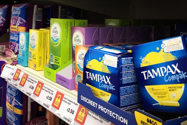<p>Sanitary products will be made free in Scotland (Jane Barlow/PA)</p>