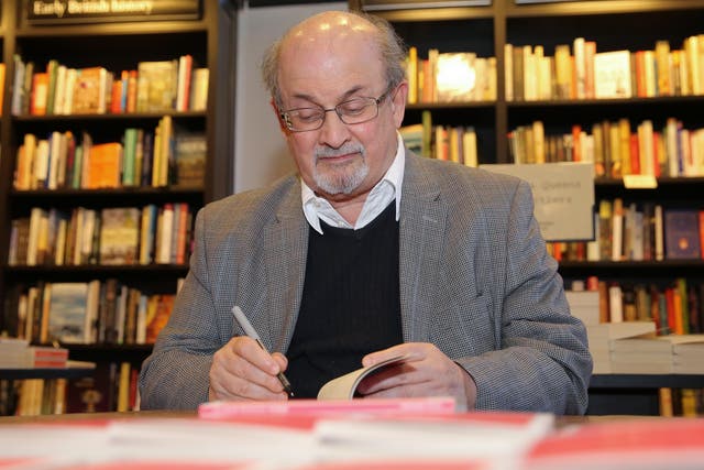 Sir Salman Rushdie has been taken off his ventilator and is talking as he recovers from being stabbed in the US (Alamy/PA)