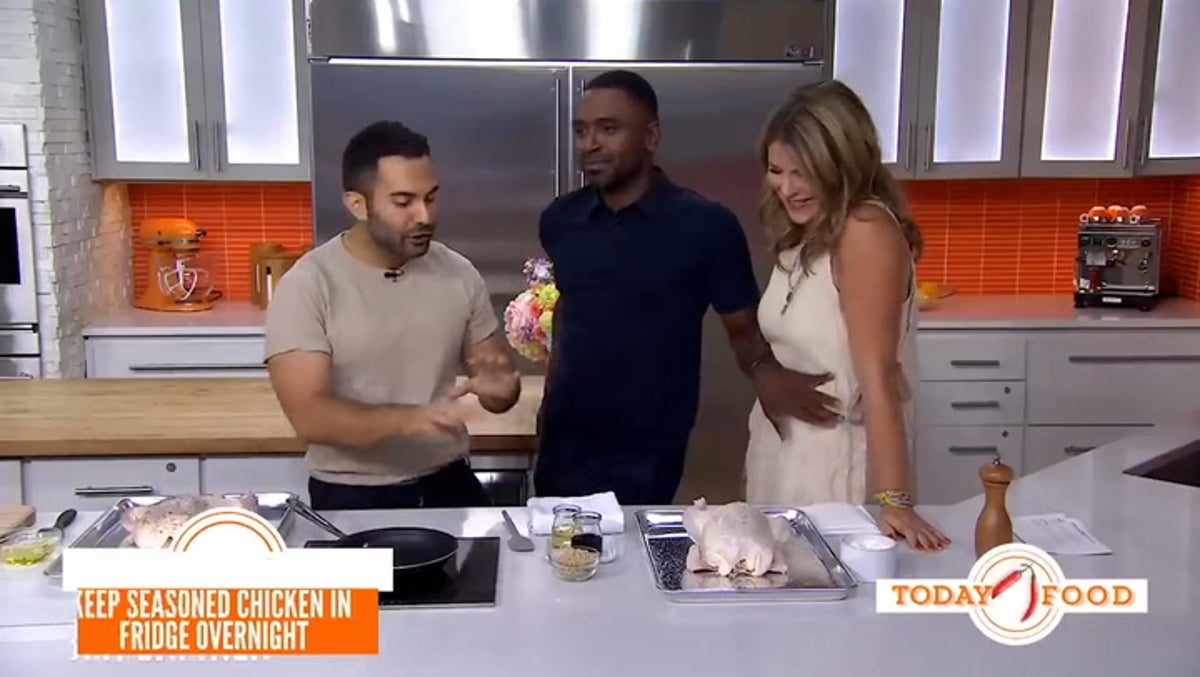 Today show: Justin Sylvester pushes Jenna Bush Hager away twice during segment