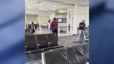 Spirit Airlines employee trades blows with female passenger during argument 