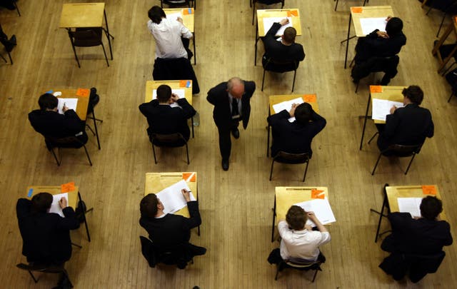 Students are awaiting their A-level results this week and GCSEs the week after (David Jones/PA)