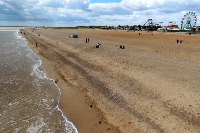 A boy has died after getting into the water at Skegness, police have said (Mike Egerton/PA)