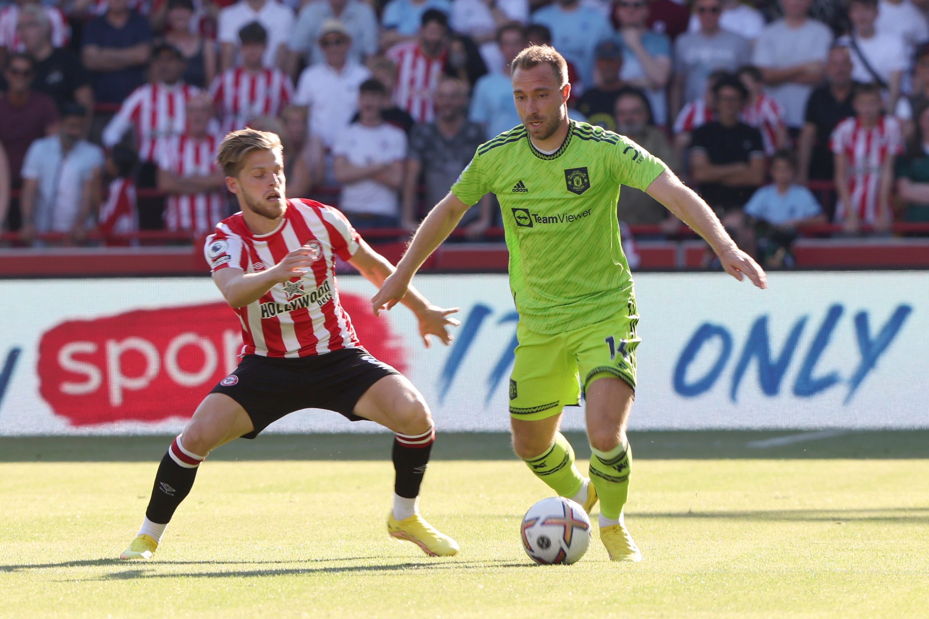Christian Eriksen did not enjoy his return to Brentford but has improved dramatically