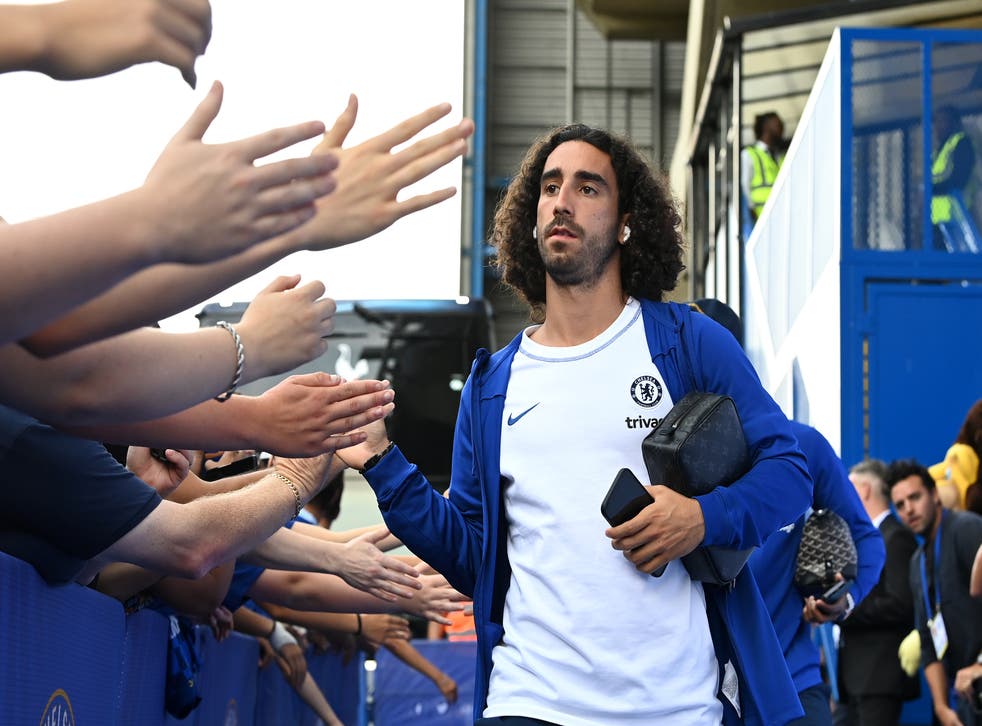 <p>Marc Cucurella makes his first start for Chelsea this afternoon</p>