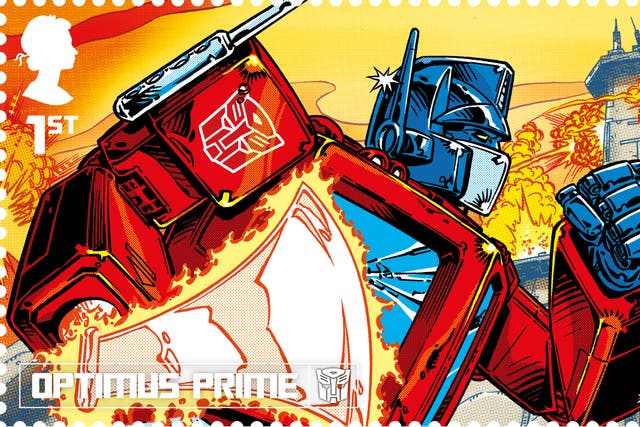 The stamps pay tribute to the British contribution to the Transformers franchise (Royal Mail/PA)