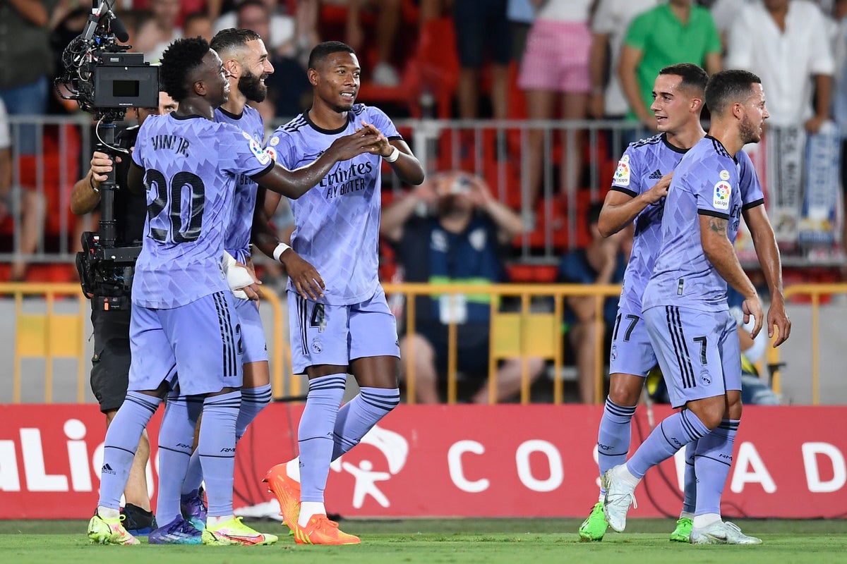 David Alaba leads Real Madrid to comeback win over Almeria