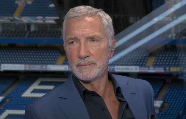 <p>Graeme Souness working for Sky Sports for Chelsea vs Tottenham</p>