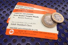 Rail fares rise in England will be below inflation rate