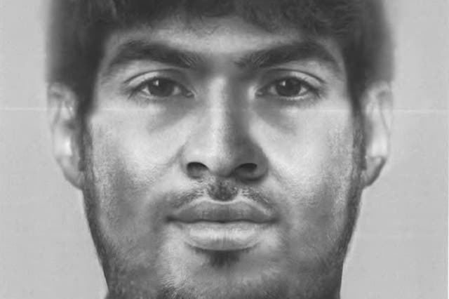 <p>Police have re-issued an image of the unidentified man </p>