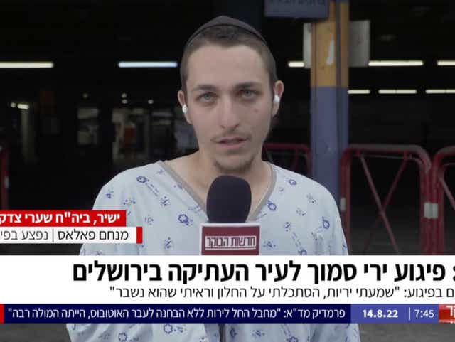 <p>A Brooklyn, New York, resident told Israeli TV about the attack on Sunday</p>