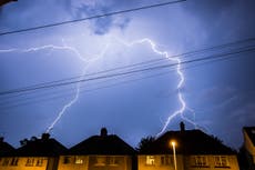 Half of all UK lightning strikes recorded this year happened in just four days