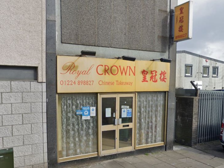 The Royal Crown chinese takeaway in Aberdeen is one of thousands of small businesses being hammered by soaring energy bills which are not protected by a price cap