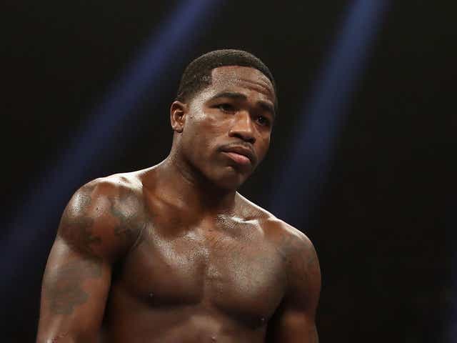 <p>Adrien Broner during his 2019 clash with Manny Pacquiao</p>