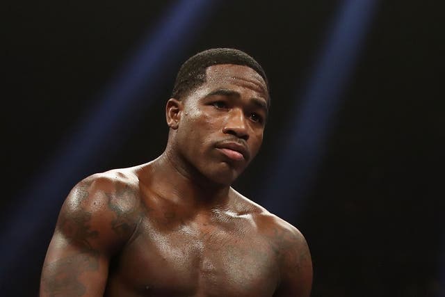 <p>Adrien Broner during his 2019 clash with Manny Pacquiao</p>