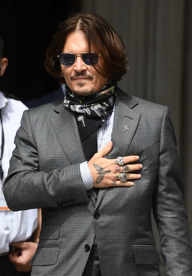 Johnny Depp (Kirsty O’Connor/PA)