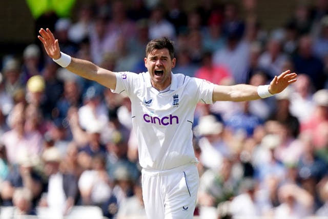 James Anderson has taken 657 Test wickets (Mike Egerton/PA)