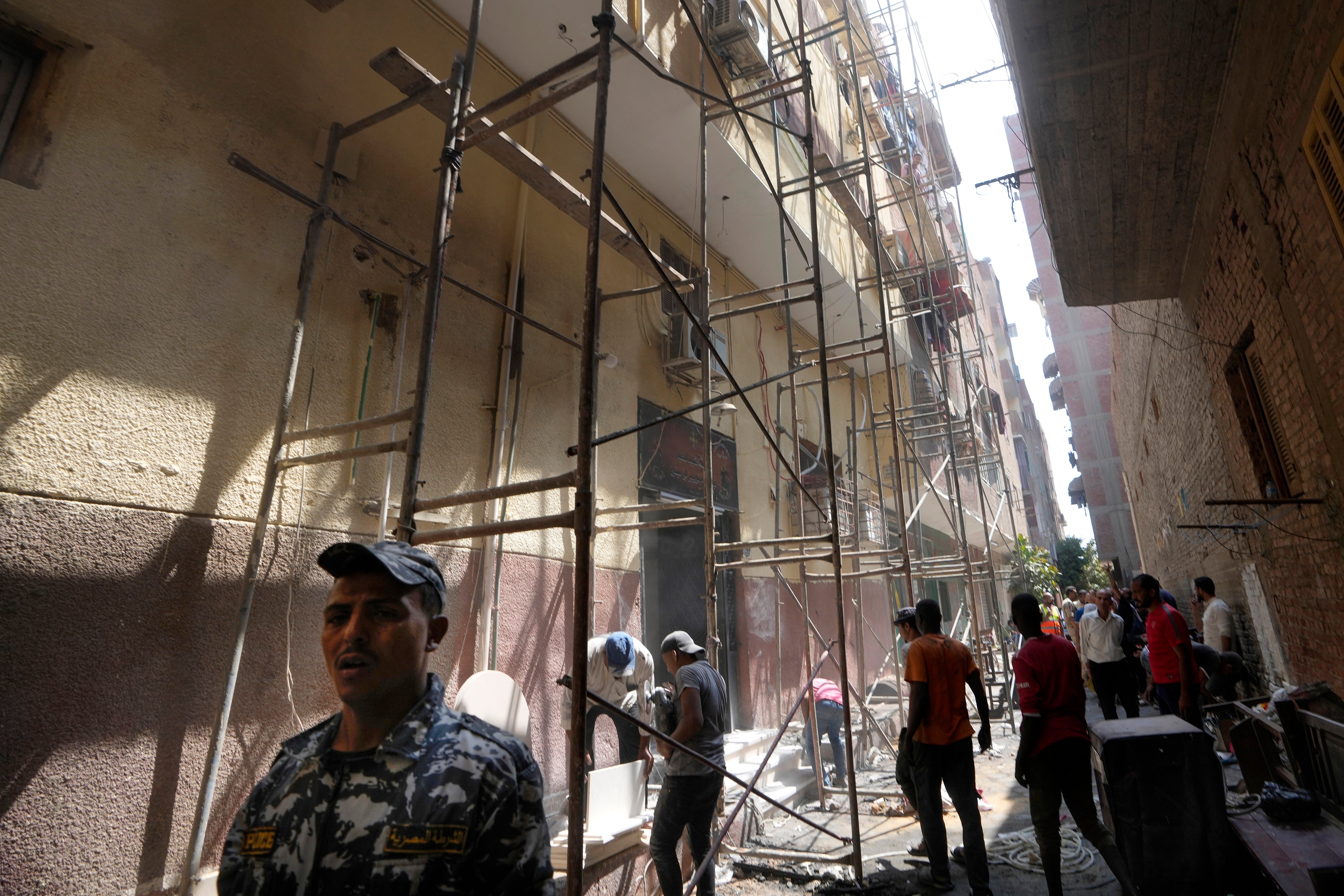 Egypt Church Fire