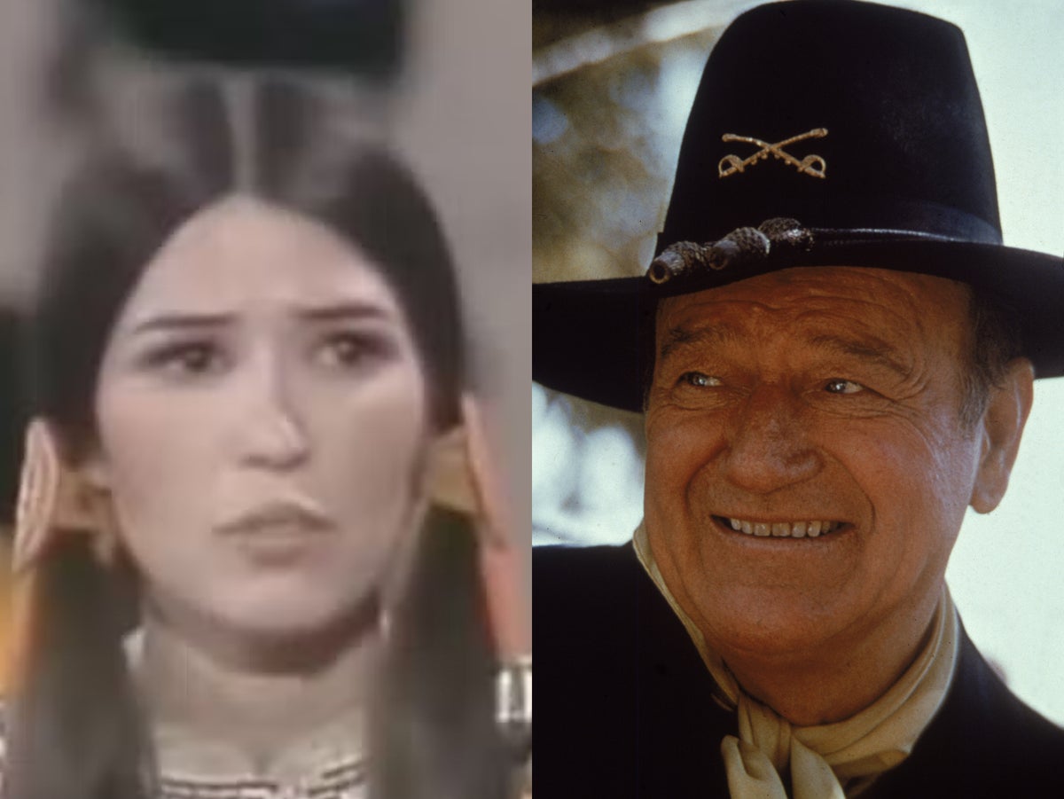 ‘He had to be restrained’: Sacheen Littlefeather said John Wayne was behind the ‘most violent moment’ in Oscars history