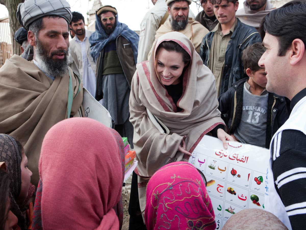 Angelina Jolie highlights mistreatment of Afghan women one year after  Taliban takeover | The Independent