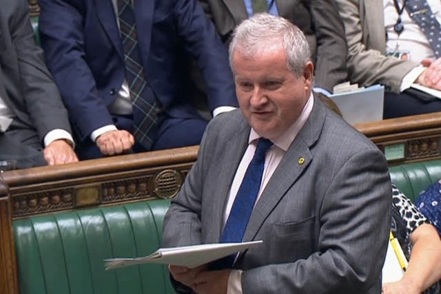 Ian Blackford was responding to proposals from the two Tory leadership candidates (House of Commons/PA)