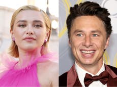 Florence Pugh promises to ‘bid’ on a Zoom call with Zach Braff months after splitting