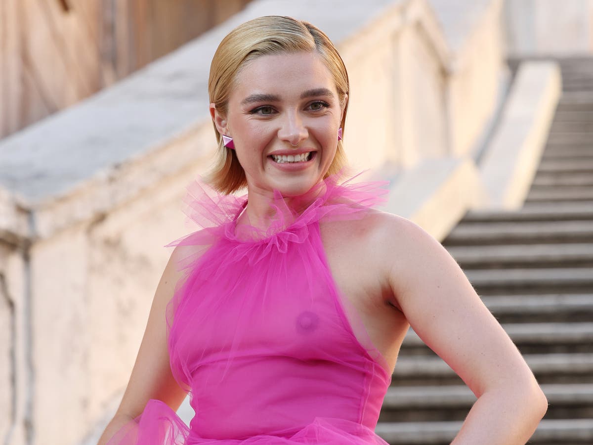 Florence Pugh Elevates Side-Boob Dressing In Valentino
